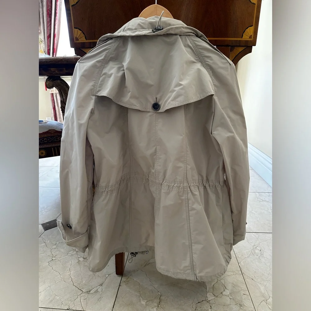 Burberry Beige Parka Coat